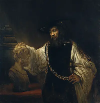 Aristoteles mit einer Büste von Homer Rembrandt